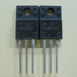 FMA08N60GX 08N60GX 8N60 fec TO-220F 5pcs/lot