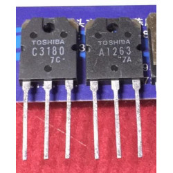 2SA1263 2SC3180 A1263 C3180 Toshiba Pair 5PCS/LOT