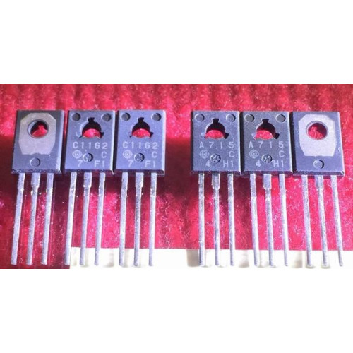 2SA715 2SC1162 A715 C1162 Hitachi Pair 5PCS/LOT