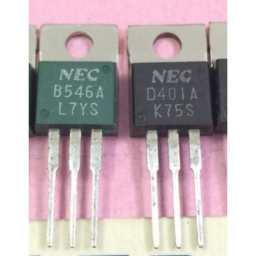 2SB546A 2SD401A B546A D401A NEC 1black 1green Pair 5PCS/LOT