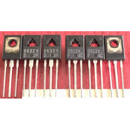 2SB632K 2SD612K B632K D612K Sanyo Pair 5PCS/LOT