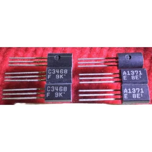 2SC3468 2SA1371 C3468 A1371 TO-92L Pair 5PCS/LOT