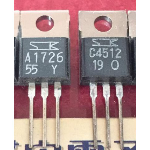 2SC4512 2SA1726 C4512 A1726 New SANKEN Pair 5PCS/LOT