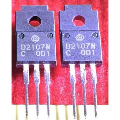 2SD2107W D2107W 2SD2107 D2107 TO-220F 5PCS/LOT