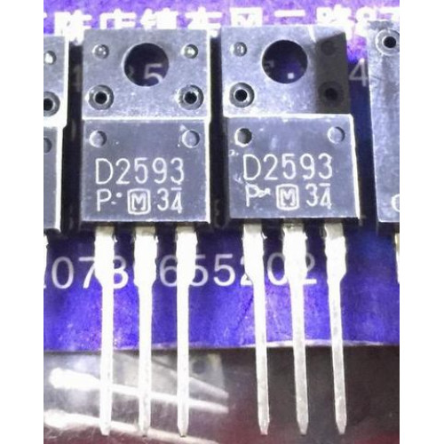 2SD2593 D2593 New TO-220F 5PCS/LOT