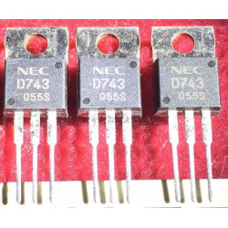 2SD743 D743 NEC TO-220 5pcs/lot