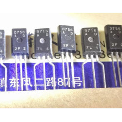 2SD756 2SB716 D756 B716 New Pair 5PCS/LOT