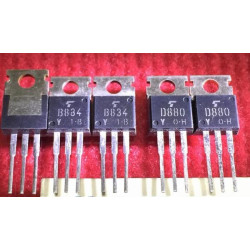 2SD880 2SB834 D880 B834 Pair 5PCS/LOT