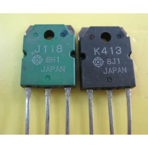 2SK413 2SJ118 K413 J118 used and test pair