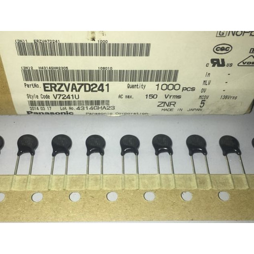 Panasonic ERZVA7D241 V7241U 7D241K 240V 7mm 5pcs/lot