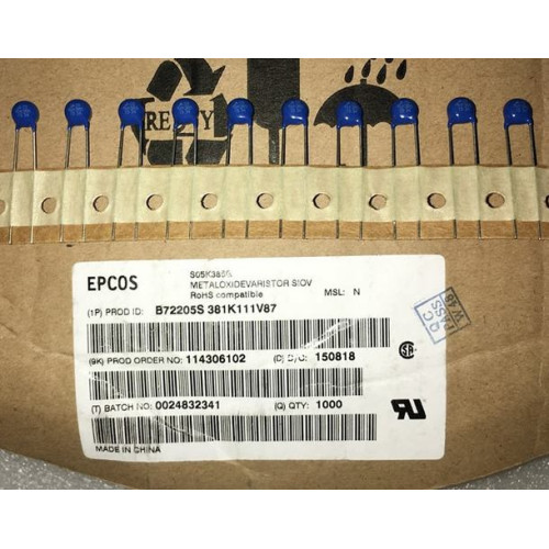 EPCOS B72205S381K101 S05K385 5mm 5pcs/lot