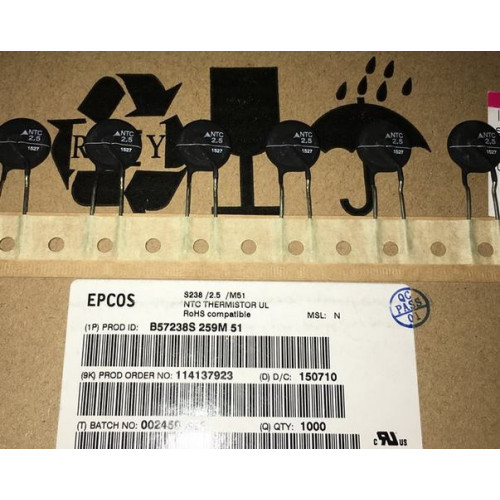 EPCOS B57238S259M NTC 2.5 2.5R 8.4A 16mm 5pcs/lot