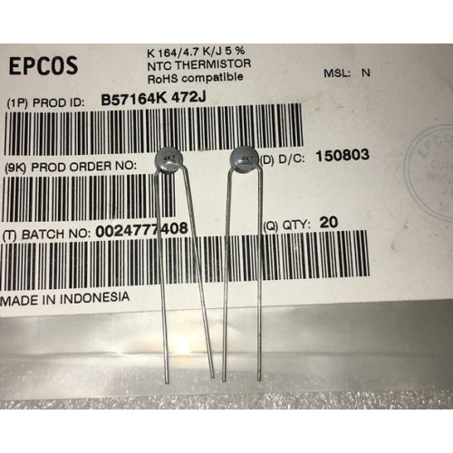 EPCOS B57164K472J NTC 4700R 4.7K 5pcs/lot