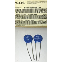 EPCOS varistor B72214S1140K102 S14K14 AUTO 22V 10pcs/lot