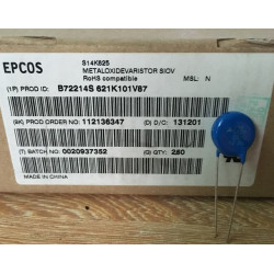 EPCOS varistor B72214S621K101V87 S14K625 10pcs/lot