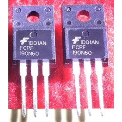 FCPF190N60 190N60 TO-220F 5PCS/LOT