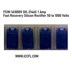 FS1M 1A1000V DO-214AC 1 Amp Fast Recovery Silicon Rectifier 50 to 1000 Volts 50PCS/LOT