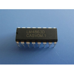 LM4863D LM4863  DIP-16 5PCS/LOT