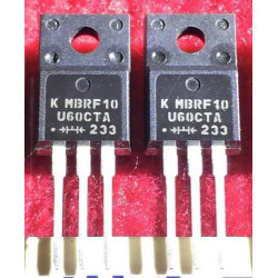 MBRF10U60CTA 10U60 TO-220F 5pcs/lot