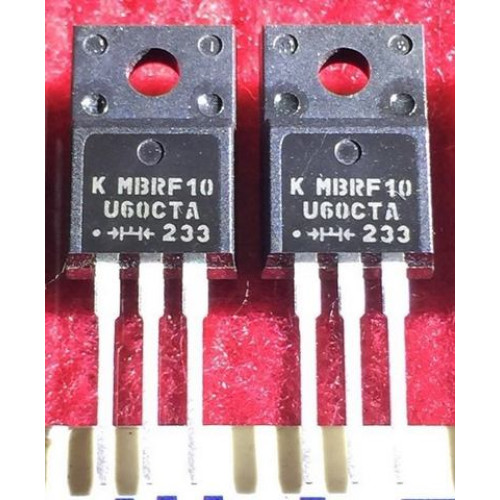 MBRF10U60CTA 10U60 TO-220F 5pcs/lot