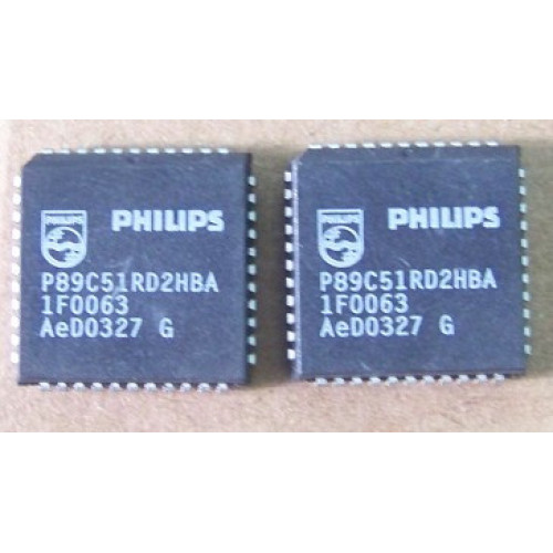 P89C51RD2HBA Philips PLCC New