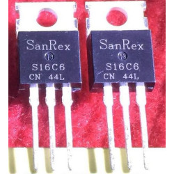 S16C6 SanRex TO-220 Thyristor 5PCS/LOT