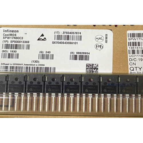 17N80C3 SPW17N80C3 TO-247 800V 17A 5PCS/LOT