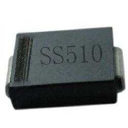 SS510  SMC  5A100V  DO-214AB 5PCS/LOT