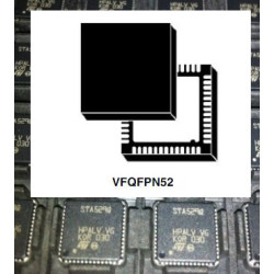 STA529Q VFQFPN52 2 x 100 mW class-D amplifier  5pcs/lot