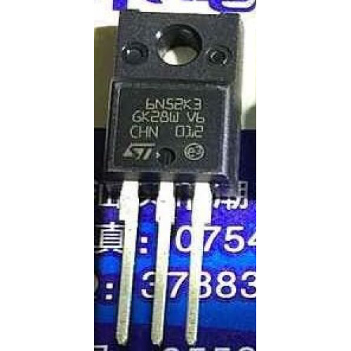 STF6N52K3 6N52K3 TO-220F 5PCS/LOT