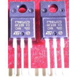 STF9NK60ZD F9NK60ZD ST TO-220F 5PCS/LOT