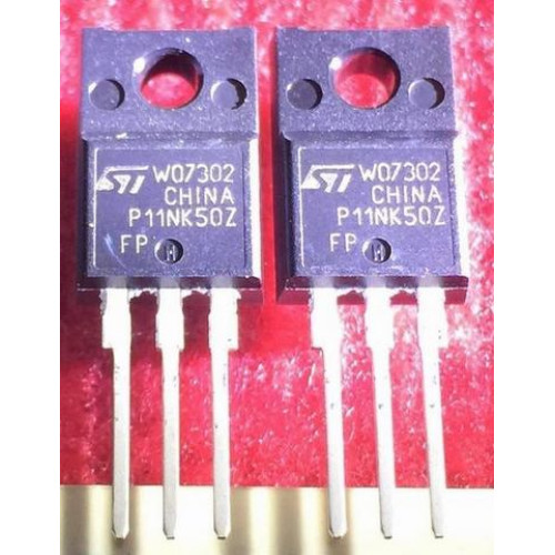 STP11NK50ZFP P11NK50ZFP ST TO-220F 5PCS/LOT