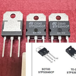 STPS3045CP STMicroelectronics POWER SCHOTTKY RECTIFIER SOT-93