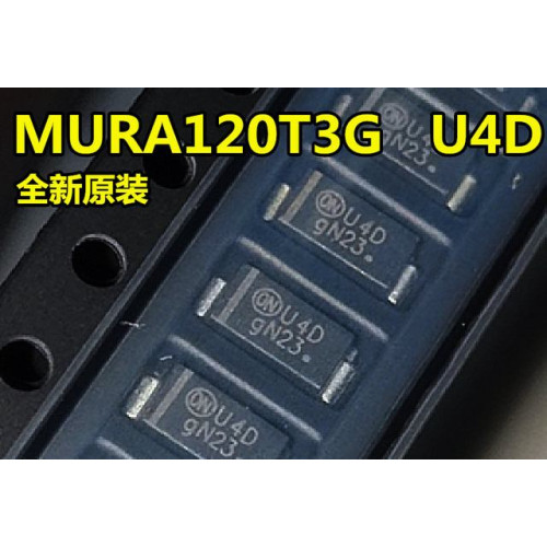 MURA120T3G SMA MURA120 DO214-AC diode  2A 200V 10pcs/lot