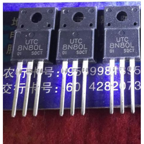 UTC8N80L 8N80L 8N80 New TO-220F 5PCS/LOT