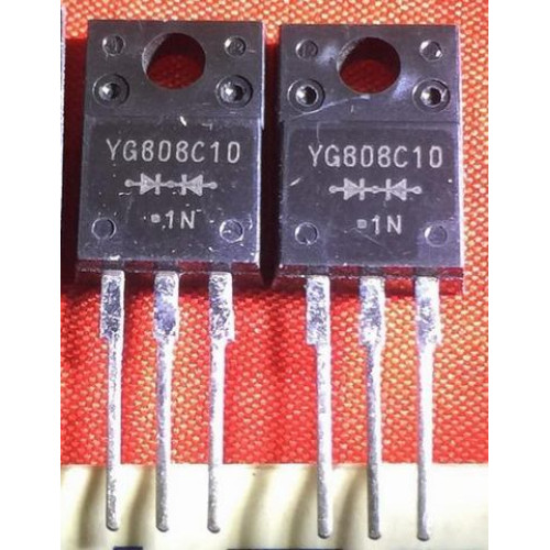 YG808C10 TO-220F 5PCS/LOT