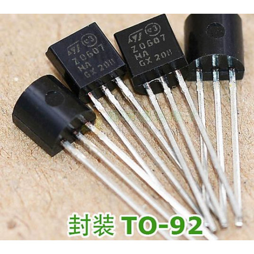 Z0607MF Z0607  TO-92 600V 0.8A 10PCS/LOT