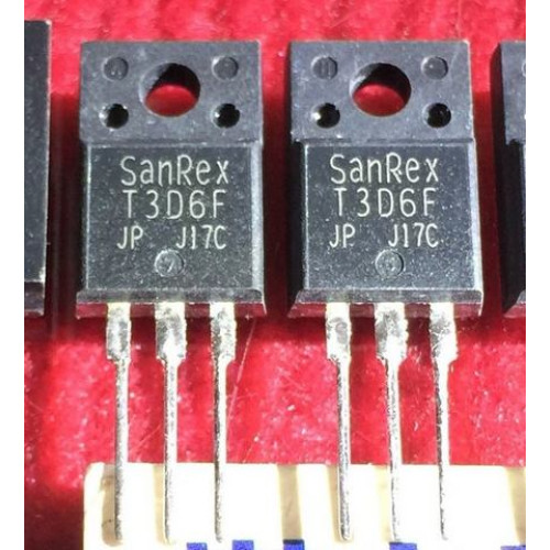 T3D6F SanRex TO-220F silicon controlled rectifiers 5pcs/lot