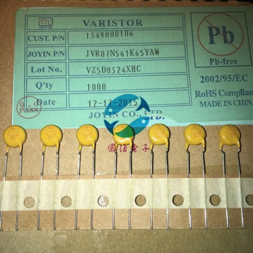 JVR JVR07N561K65YAW 7N561K 7D561K 560V 7mm 5pcs/lot