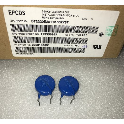 EPCOS B72220S2511K S20K510E2 S20K510 20mm 5pcs/lot