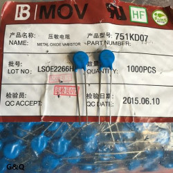 751KD07 07D751K V7751U 750V 7mm 5pcs/lot