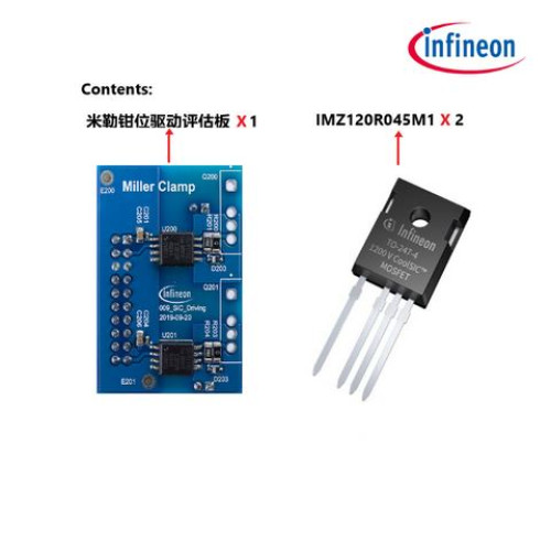 Infineon REFPSSICDP1 Silicon Carbide 1200V original Miller clamp drive evaluation board