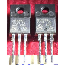 GFL6NC60D 6N60 ST TO-220F 5pcs/lot