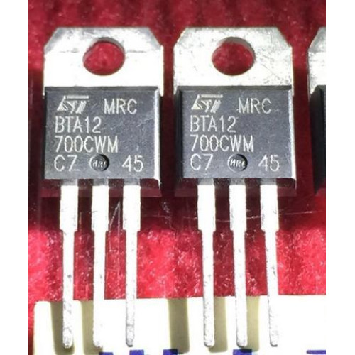 BTA12-700CWM ST TO-220 silicon controlled rectifiers 5pcs/lot