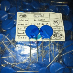 VDR 20D751K V20751U 751KD20 750V 20mm 5pcs/lot