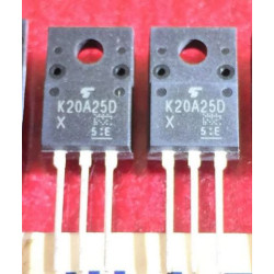 K20A25D TK20A25D TO-220F 5pcs/lot