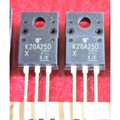 K20A25D TK20A25D TO-220F 5pcs/lot