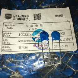 CDR 10D221K 10K221 221KD10 220V 10mm 5pcs/lot