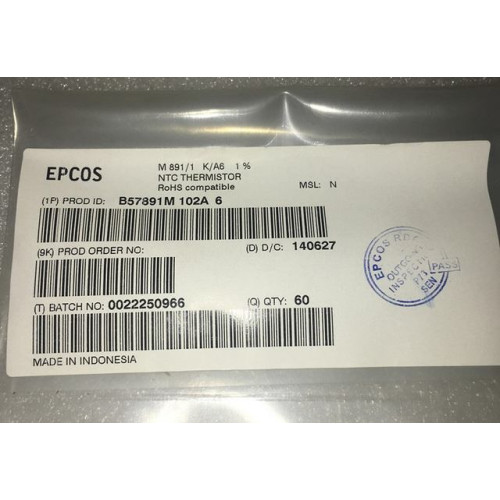 EPCOS B57891M102A6 NTC 1K 5pcs/lot