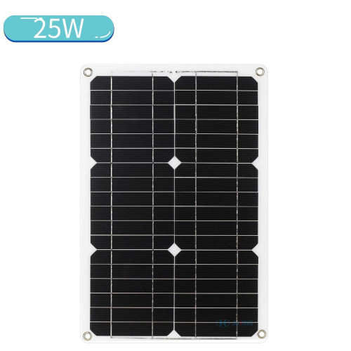 25W 12V Solar Panel, Can Be Used in Parallel, with a Maximum Parallel Connection of 100W